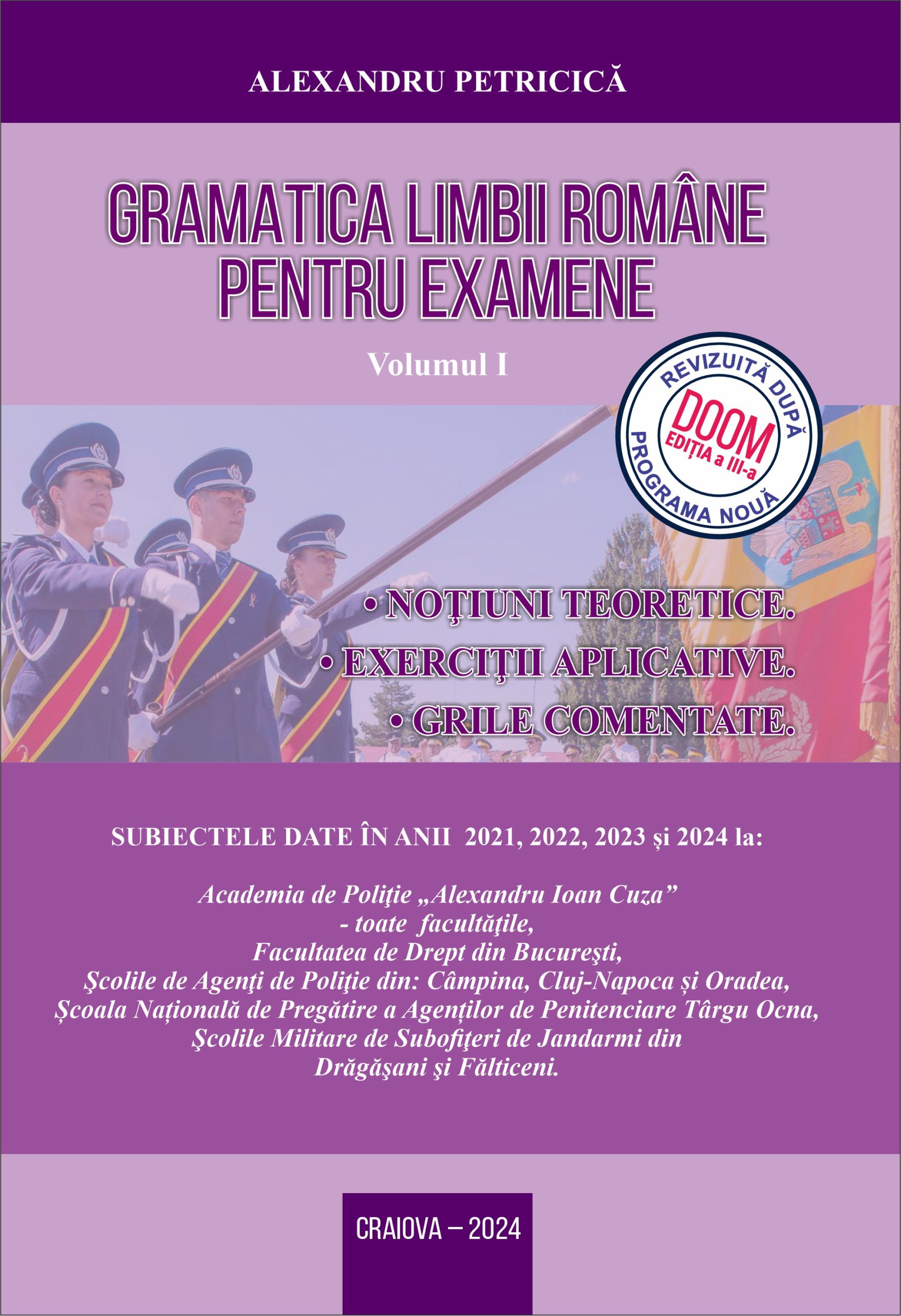 Gramatica Limbii Romane 2024 Vol I coperta